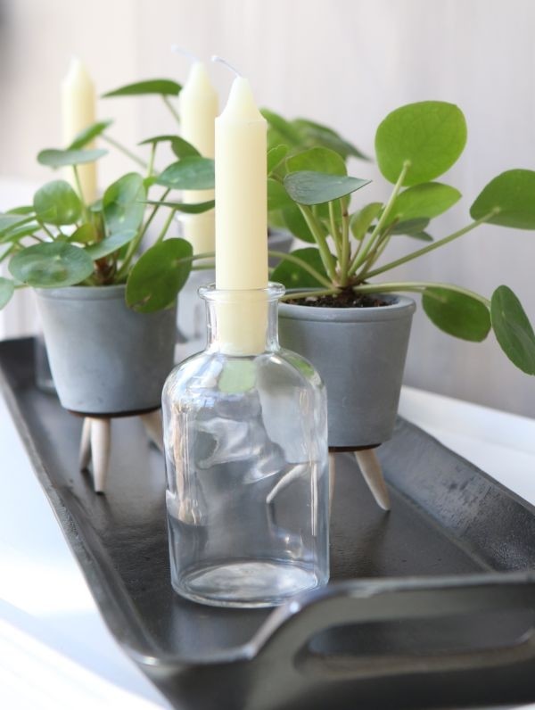 Glasflasche Ø7 h: 12 cm Transparent - 20 Stk