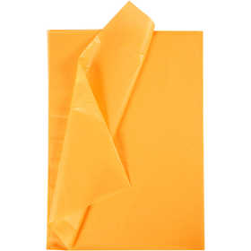 Seidenpapier, Blatt 50x70 cm, 17 g, Gelb, 25Bl.