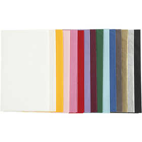 Seidenpapier - Sortiment, Blatt 50x70 cm, 14 g, Sortierte Farben, 30Bl.