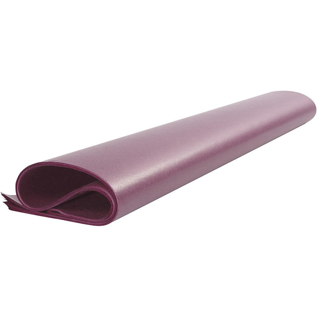 Seidenpapier, Blatt 50x70 cm, 14 g, Bordeaux, 25Bl.