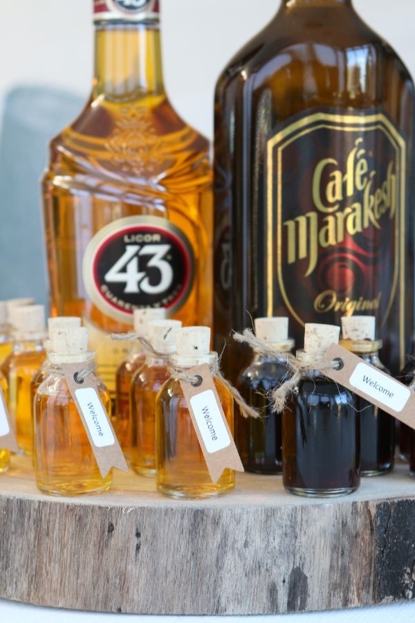 Glasflasche Mini mit Kork 20ml - 6x3cm - 105 Stk