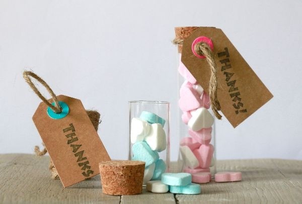 Glasröhre mit Kork 3x10cm - 12 Stk