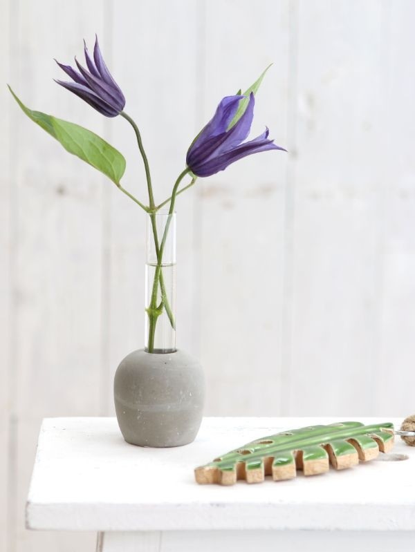 Cement Base with Glass Test Tube 60x150mm