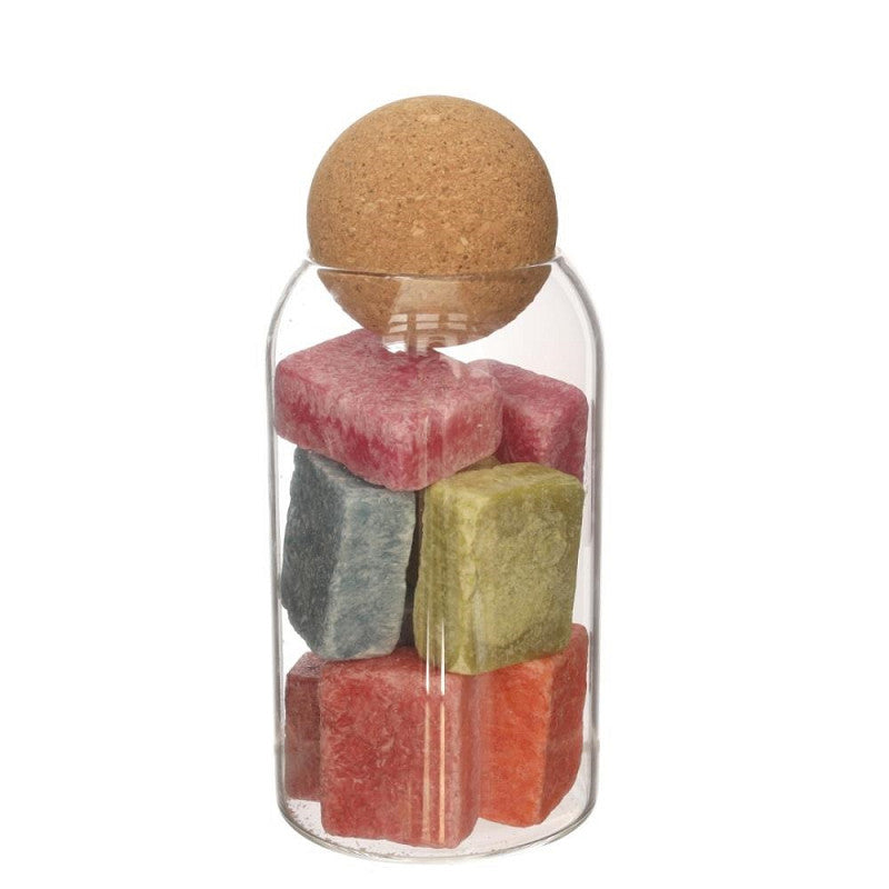 Glas-Terrarium Sienna Ø 8,5 cm, H. 19 cm - 6 Stück
