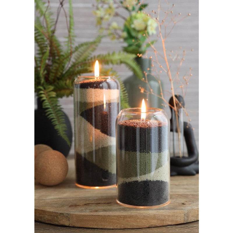 Glas-Terrarium Sienna Ø 8,5 cm, H. 24 cm - 6 Stück