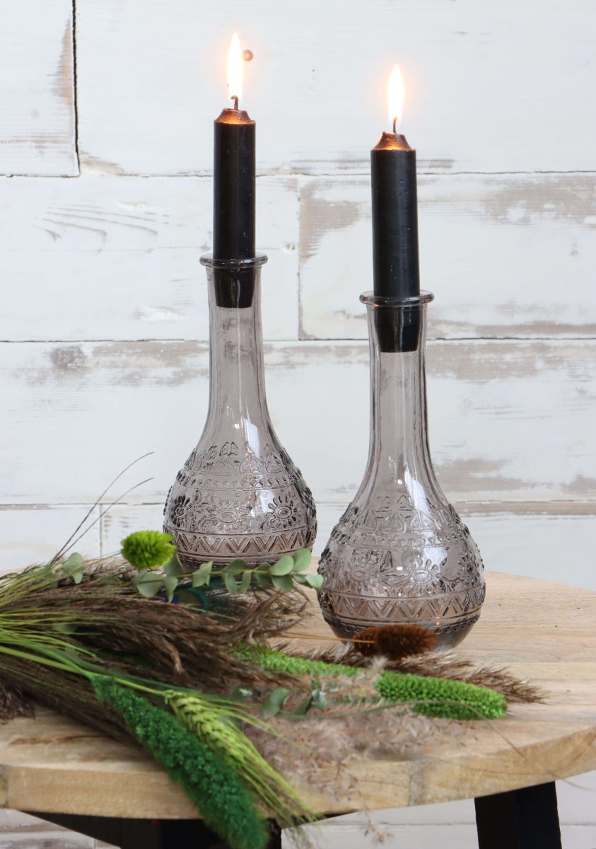 Blumenvasen Paris Ø7.5cm | H: 16cm Grau - 12 Stk