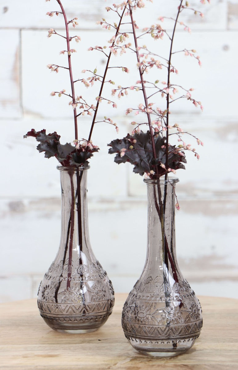 Blumenvasen Paris Ø7.5cm | H: 16cm Grau - 12 Stk