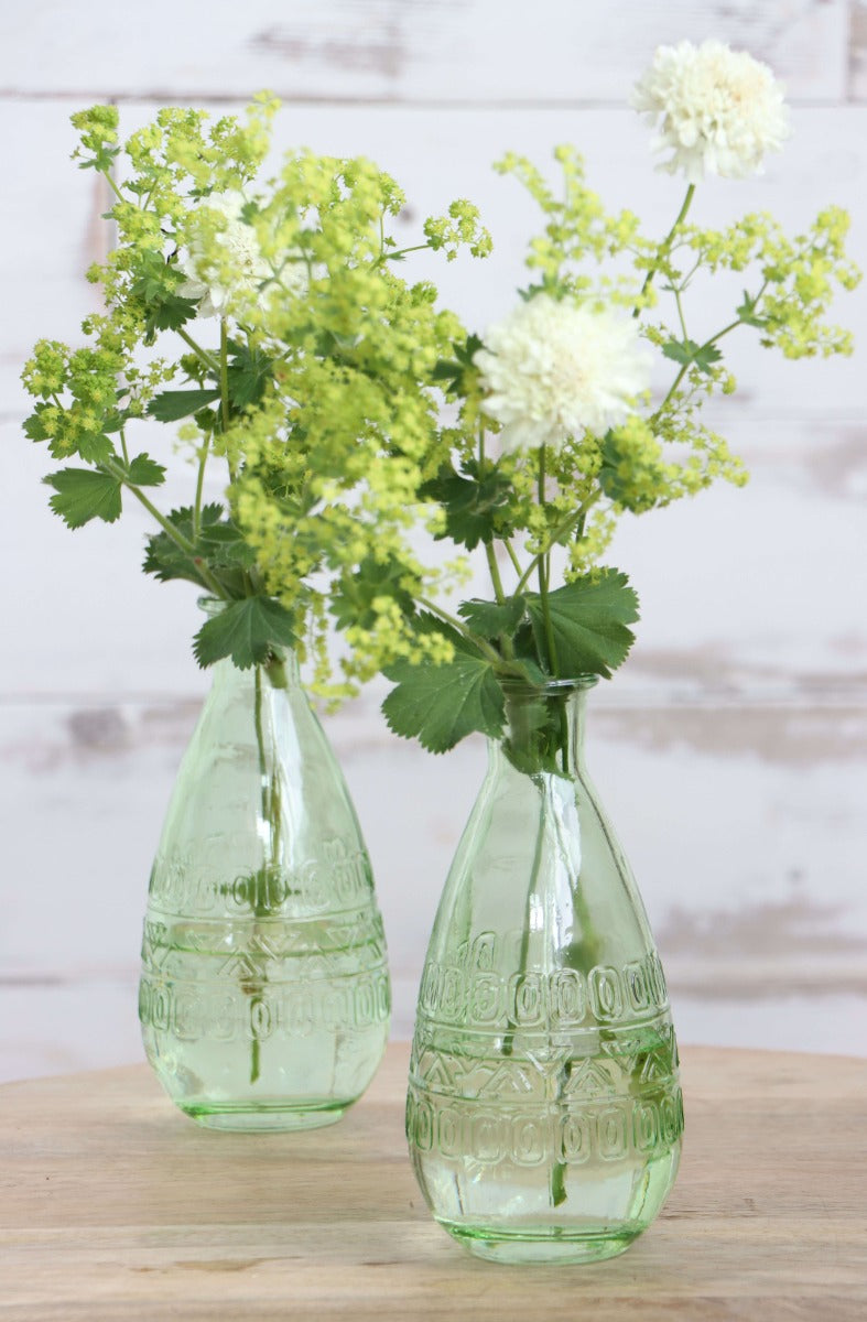 Blumenvasen Rom Ø7.5cm | H: 16cm Grün - 12 Stk