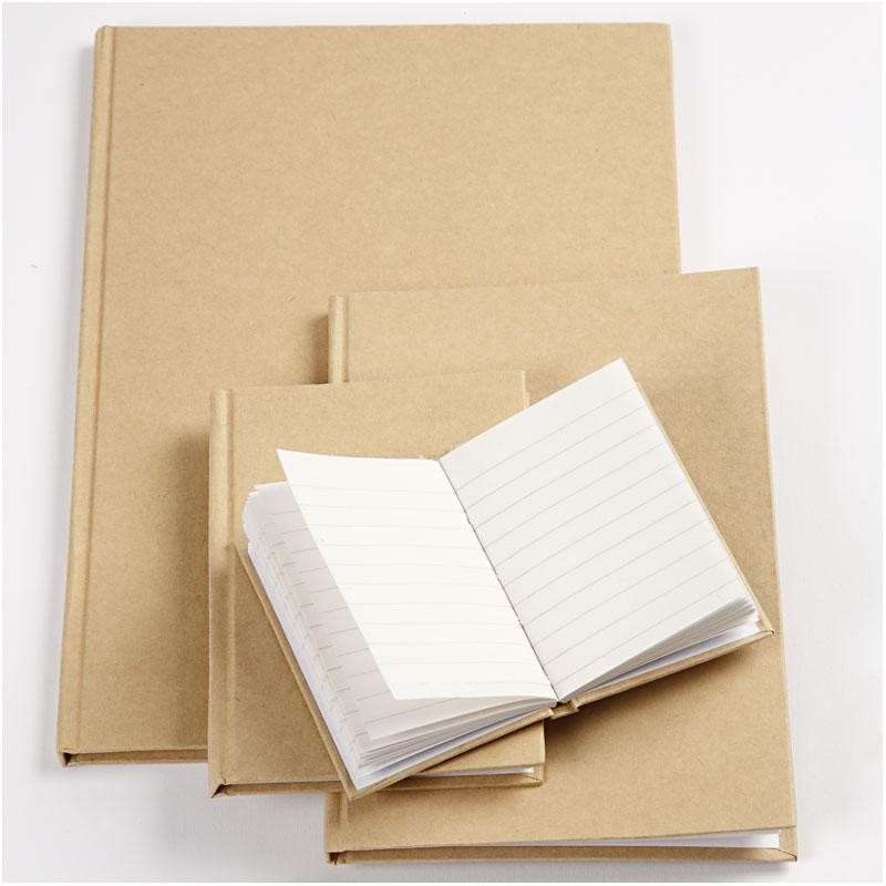 Notizbuch , Braun, A4, 60 g, 1 Stk.
