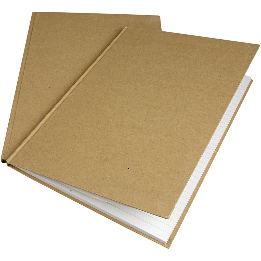 Notizbuch , Braun, A4, 60 g, 1 Stk.
