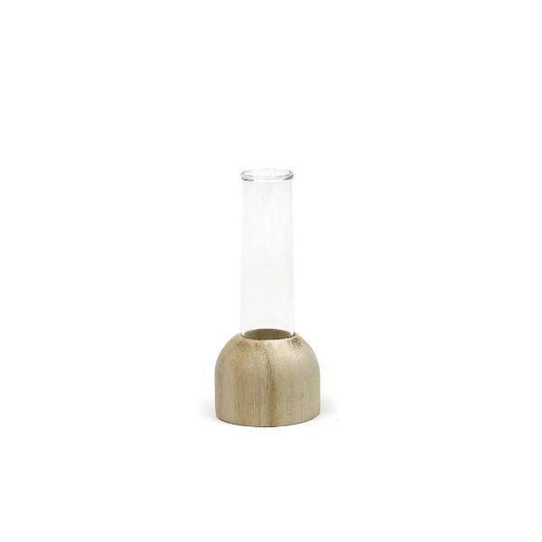 Wooden Base White Test Tube 20x100mm