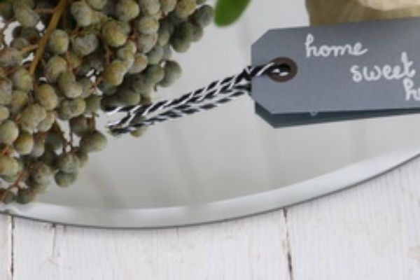 Runde Spiegelplatte Ø20cm mit Schrägkanten - 1 Stk