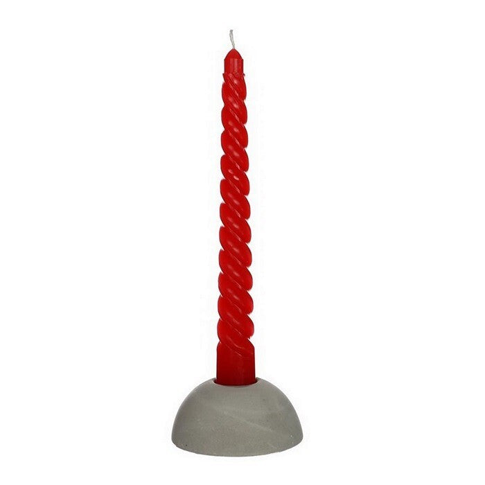 Kerzen Gedreht Rot | H: 19cm - 4 Stk