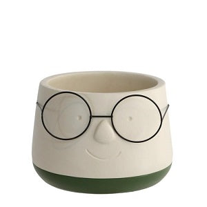 Pot with glasses Ø160 h: 115 mm