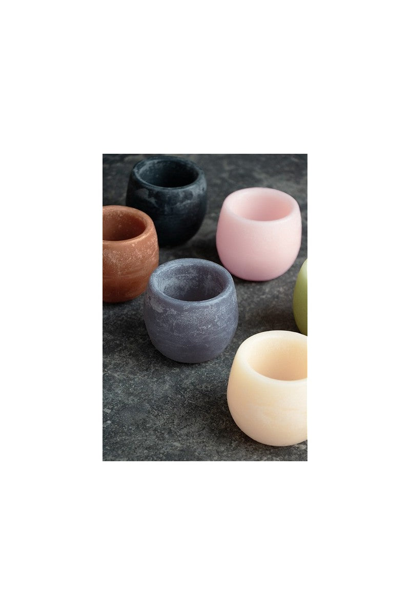 Aromaschale Weiß Zimt Duft Ø9x8 cm - 6 Stk