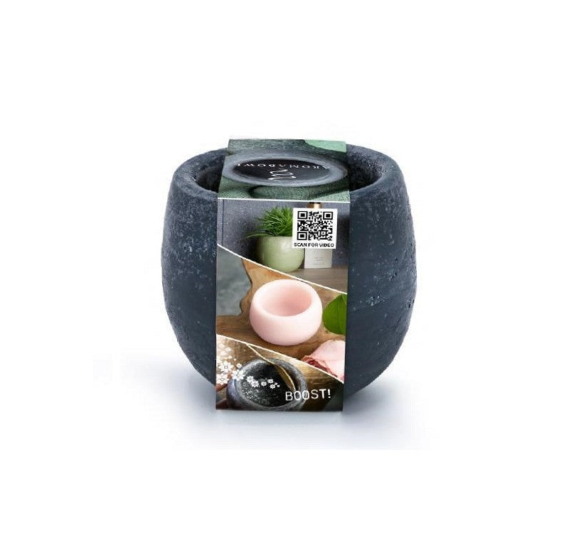 Aromaschale Dunkelgrau Lavendel Duft Ø9x8 cm - 6 Stk