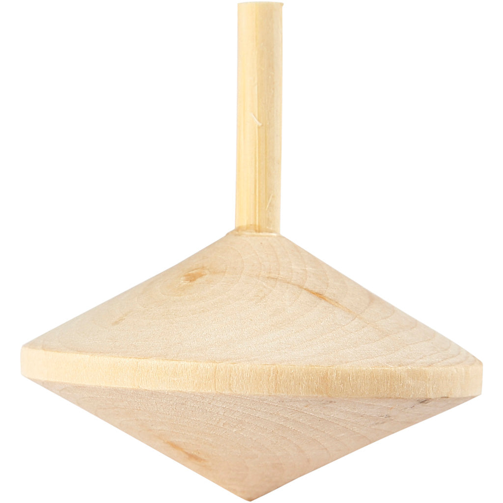 Spinning Top, D: 5.5 cm, H: 5 cm, poplar wood