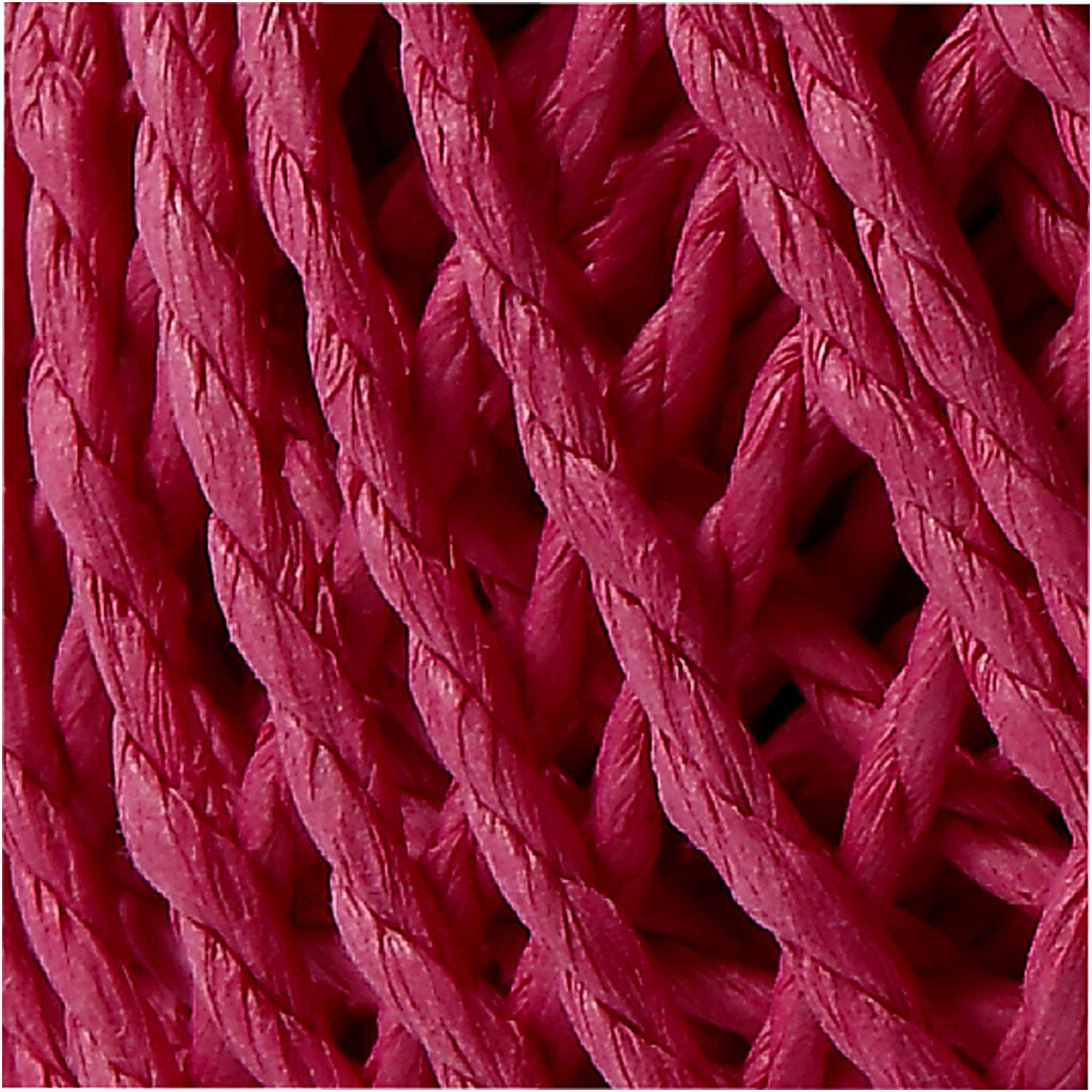 Papiergarn Rosa 2,5 - 3 mm dick - 150 gram