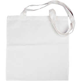Einkaufstaschen, Größe 38x42cm, 145 g/m2, Weiß - 1 Stk
