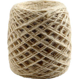 Naturhanf 1 -2 mm, natural - 150 mtr