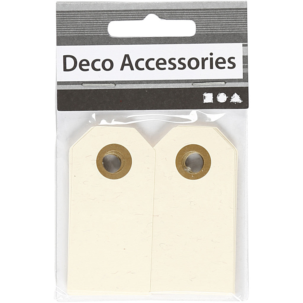 Anhängeetiketten Manilla Natur 30x60mm - 30 Stk