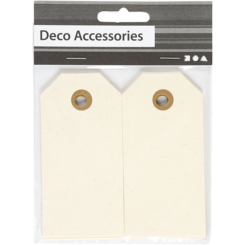 Anhängeetiketten Manilla Natur 50x100mm - 20 Stk