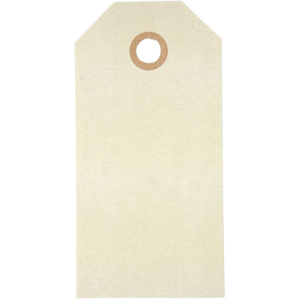 Anhängeetiketten Manilla Natur 50x100mm - 1.000 Stk