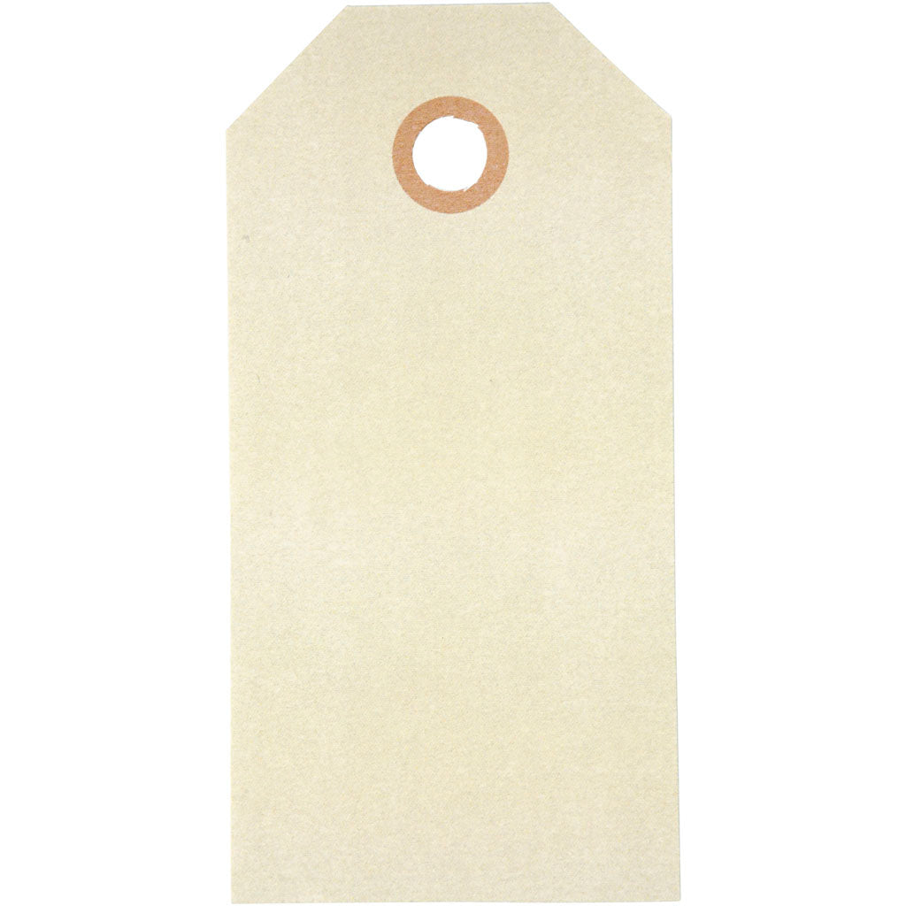 Anhängeetiketten Manilla Natur 50x100mm - 1.000 Stk