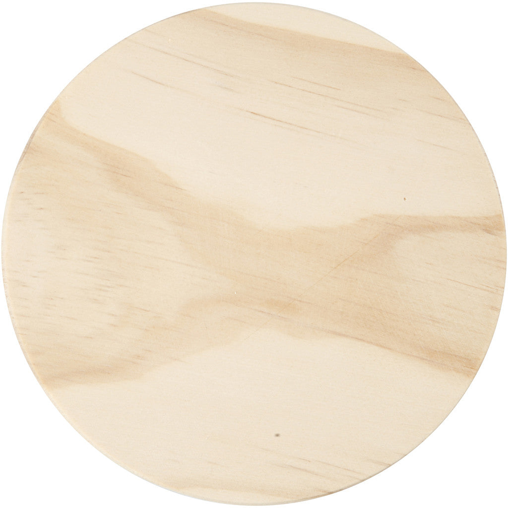 Kleiderhaken, rund, D: 15 cm, Tiefe 4,5 cm, Kiefer - 1 Stk