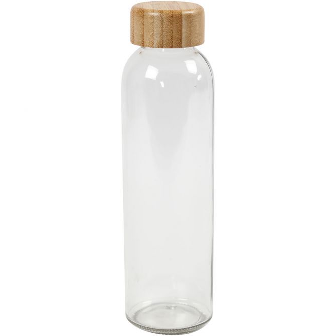 Wasserflasche, H 22 cm, D 6,7 cm, 500 ml - 1 Stk