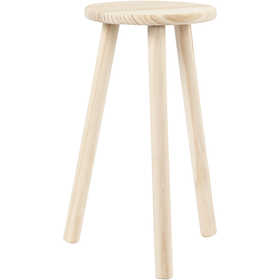 Melkschemel, D: 26 cm, H: 50 cm, Kiefer - 1 Blätter