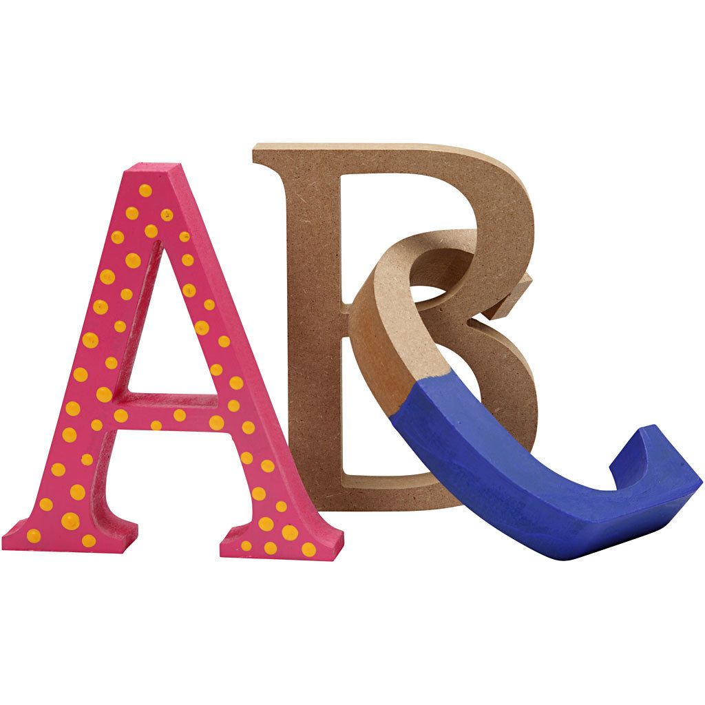 Buchstabe A, 13 cm 2 cm MDF - 1 Stk