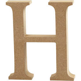 Buchstabe H von MDF 130x20mm - 1 Stk
