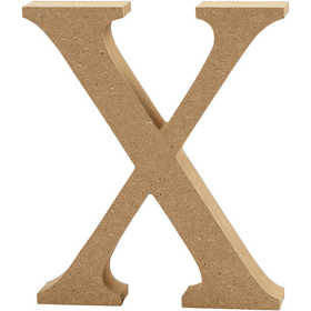 Buchstabe X, 130x20mm MDF - 1 Stk