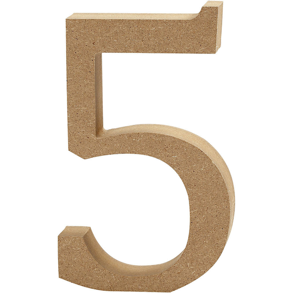 Anzahl 5, 80x15mm MDF - 1 Stk