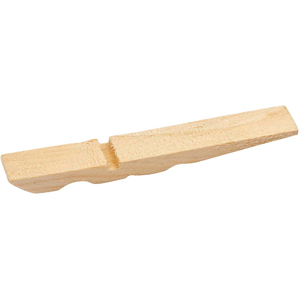 Half Clothes Pegs, size 7x1x0.8 cm, birch