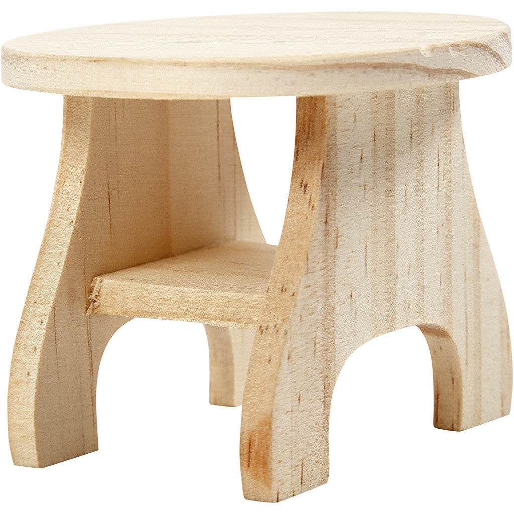 Mini-Möbel aus Sperrholz H: 5.8-10.5cm - 50 Stk