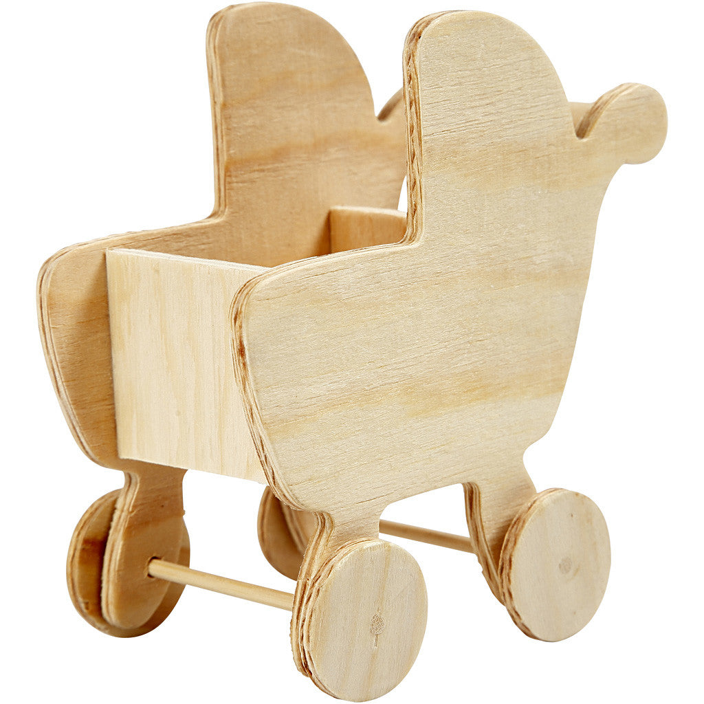Mini-Möbel aus Sperrholz H: 5.8-10.5cm - 50 Stk