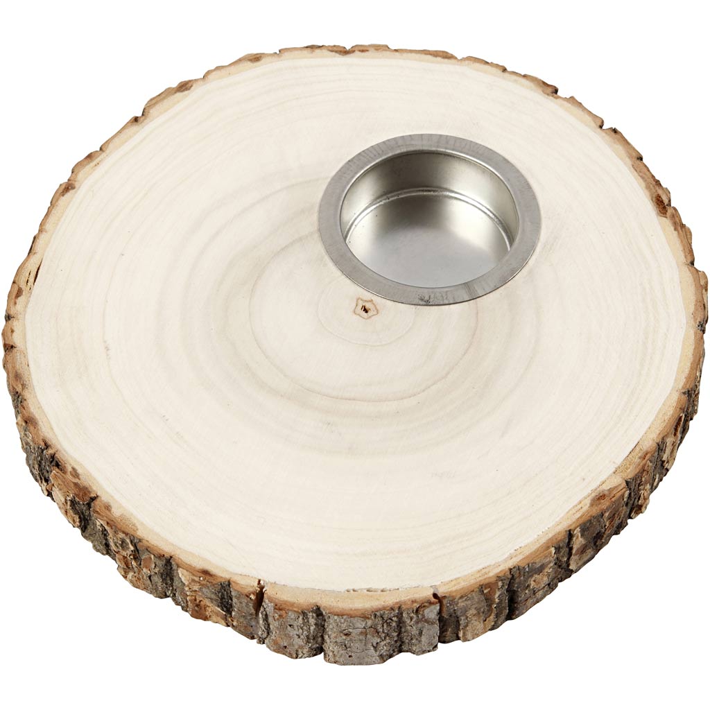 Teelichthalter, D 14-16 cm, Dicke 19 mm - 1 Stk