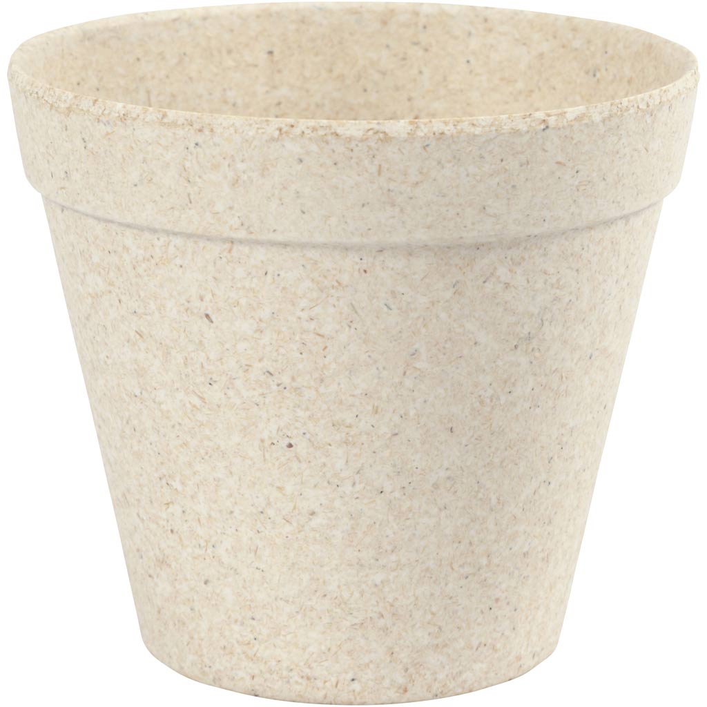 Flowerpot of bamboo fibers, 110x100mm