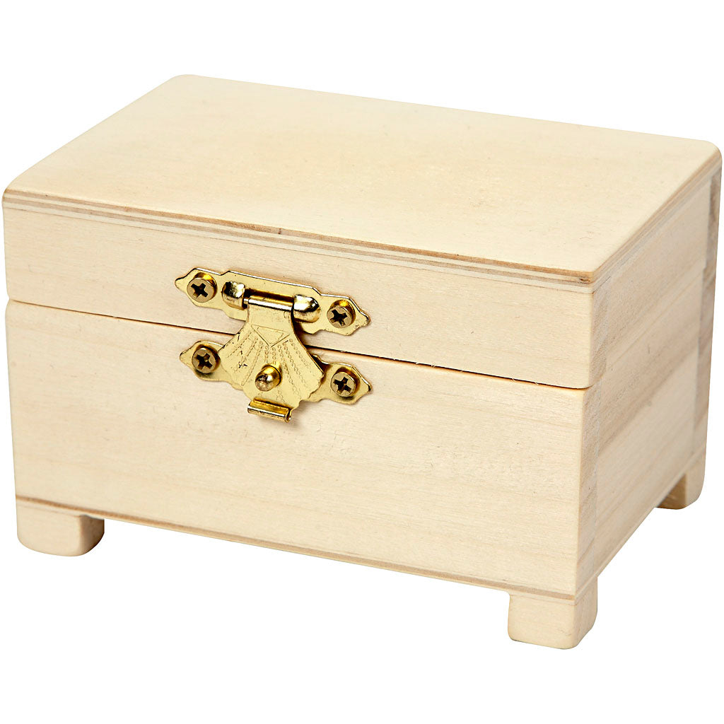 Treasure Chest, size 6x9x6 cm, paulownia