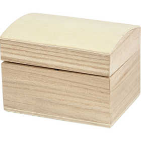 Schatzkiste aus Holz 8x6x4.5cm - Kaiserbaum - 1 Stk
