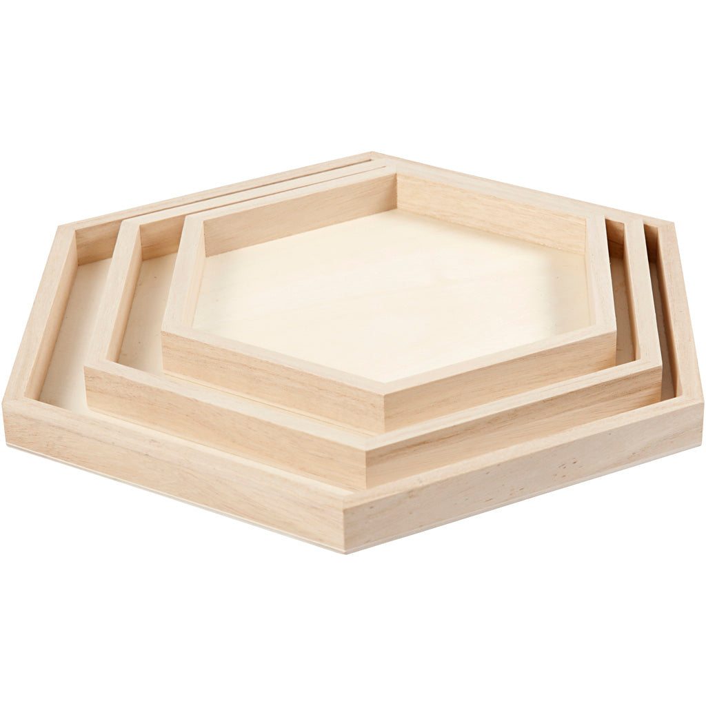 Trays, D: 21+26+31 cm