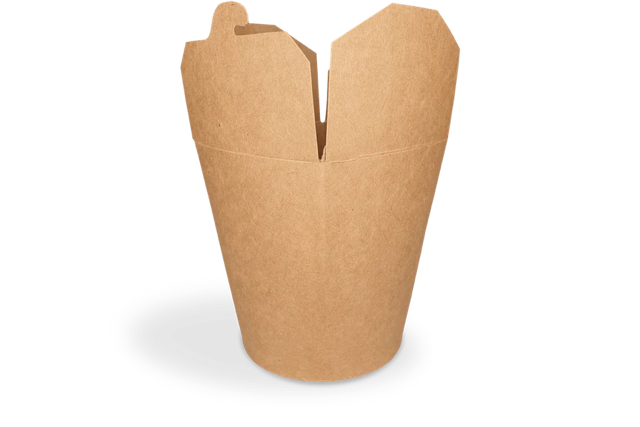 Wok to Go Becher 100x115mm 32oz 1000ml kraft - 500 Stück