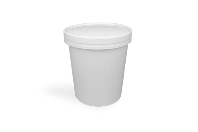 Suppentasse Karton 450ml Ø98mm 16oz weiß - 500 Stück