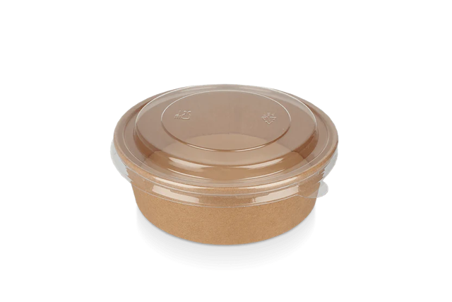 Salad Poke Schale 500ml 20oz Ø148x46mm kraft - 300 Stück