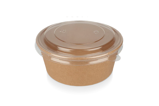 Salad Poke Schale 750ml 26oz Ø148x60mm kraft - 300 Stück