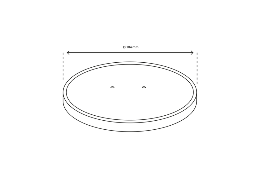 Deckelsalat Poke Schale 900-1300ml Ø184mm kraft - 150 Stück