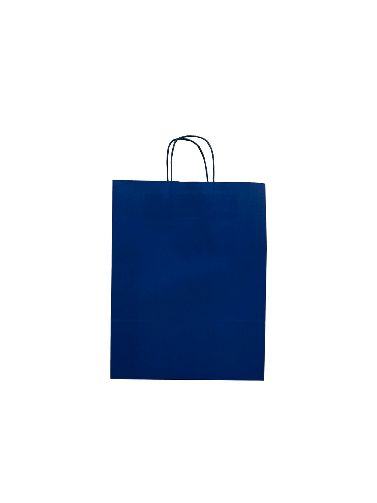Papiertragetaschen Dunkel Blue 320+120x410mm - 50 Stk
