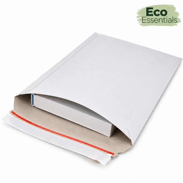 Versandtaschen aus weißem Karton, 450 g/m², 215x270mm – 100 Stk.